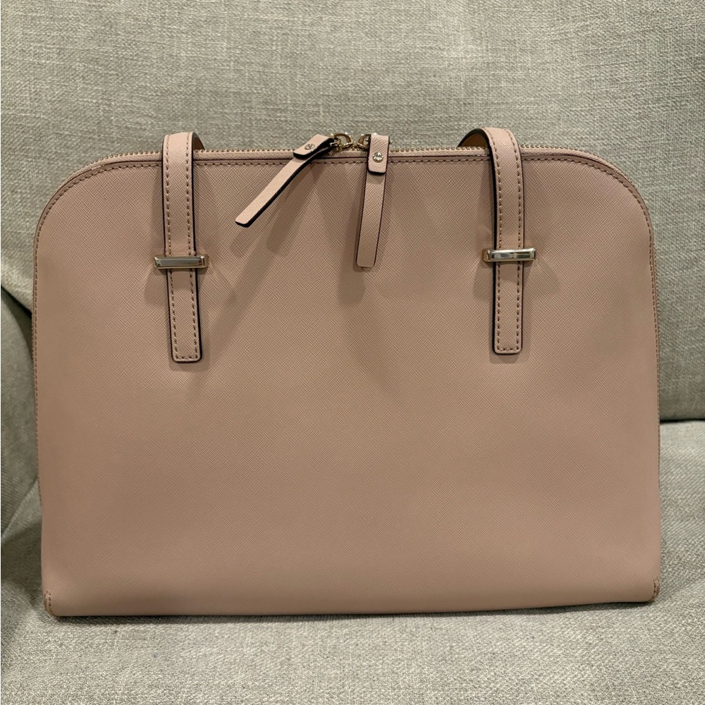 50% off SALE Kate Spade Pale Pink Saffiano Leather Satchel - Picture 2 of 8